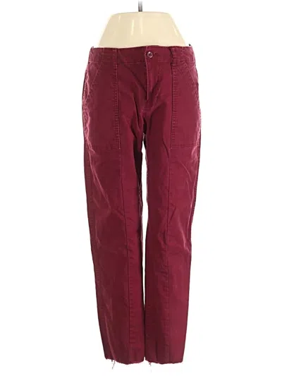 Pre-owned Old Navy Casual Pants In Burgundy