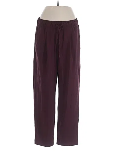 Pre-owned Old Navy Casual Pants In Burgundy