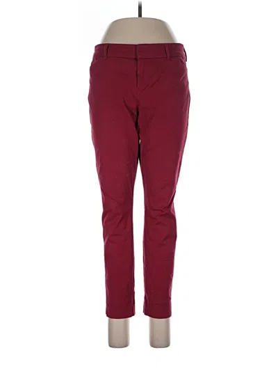 Pre-owned Old Navy Casual Pants In Burgundy