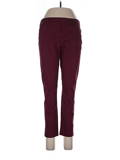 Pre-owned Old Navy Casual Pants In Burgundy