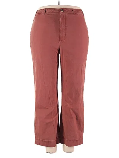 Pre-owned Old Navy Casual Pants In Burgundy