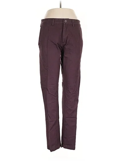 Pre-owned Old Navy Casual Pants In Burgundy