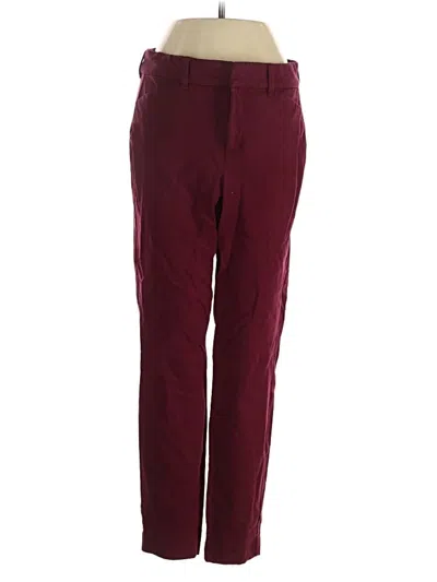 Pre-owned Old Navy Casual Pants In Burgundy