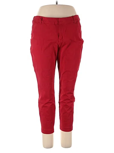 Pre-owned Old Navy Casual Pants In Red