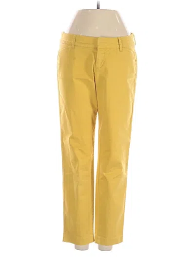 Pre-owned Old Navy Casual Pants In Yellow