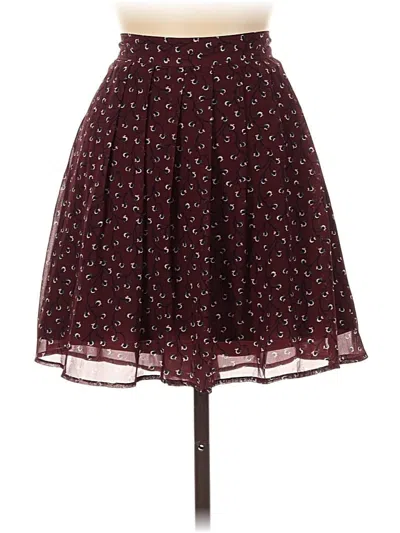 Pre-owned Old Navy Casual Skirt In Burgundy