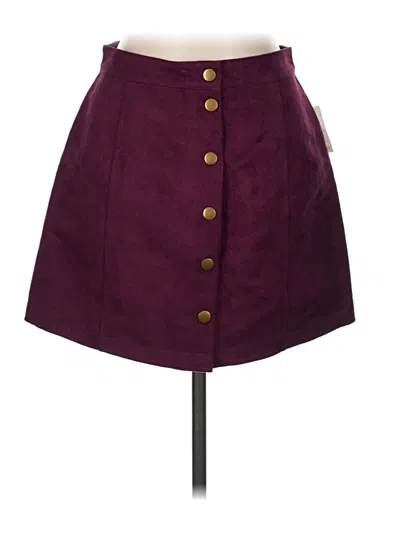 Old Navy Casual Skirt In Burgundy