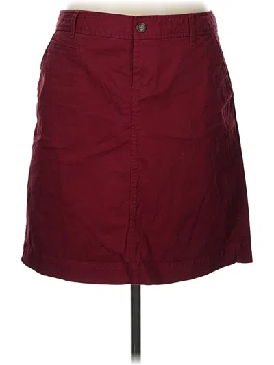 Pre-owned Old Navy Casual Skirt In Burgundy