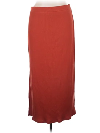 Pre-owned Old Navy Casual Skirt In Burgundy