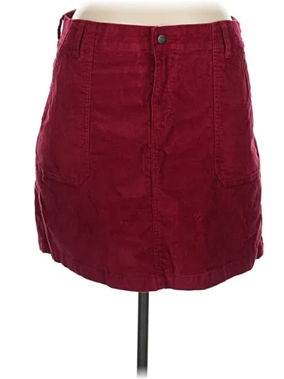 Pre-owned Old Navy Casual Skirt In Burgundy