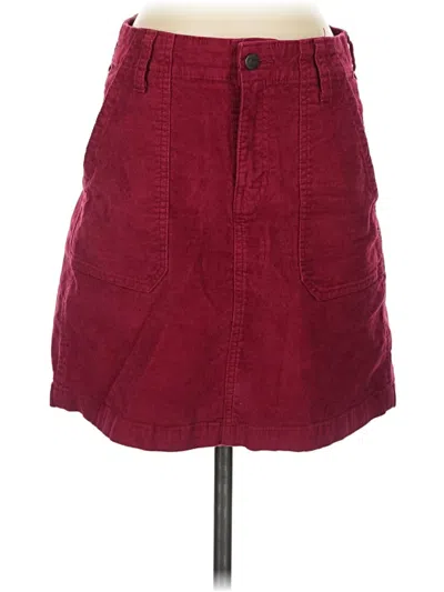 Pre-owned Old Navy Casual Skirt In Burgundy