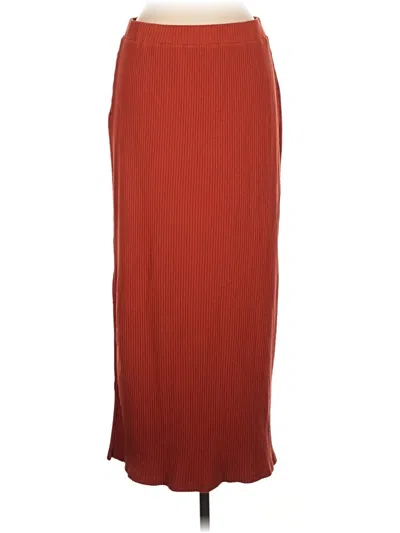 Pre-owned Old Navy Casual Skirt In Burgundy