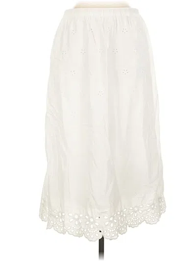 Pre-owned Old Navy Casual Skirt In Ivory
