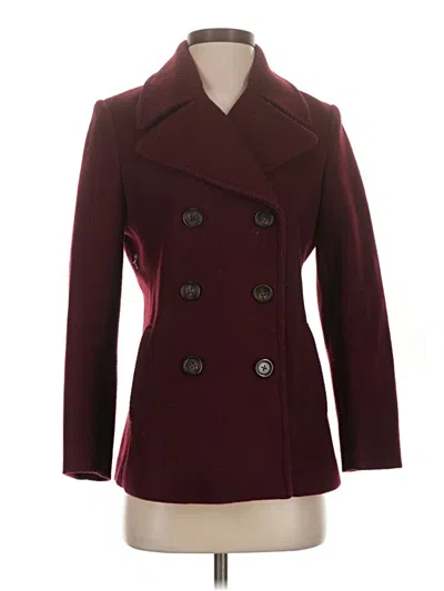 Pre-owned Old Navy Coat In Burgundy
