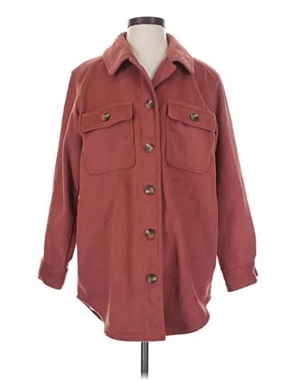 Pre-owned Old Navy Coat In Burgundy