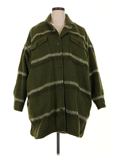 Pre-owned Old Navy Coat In Green