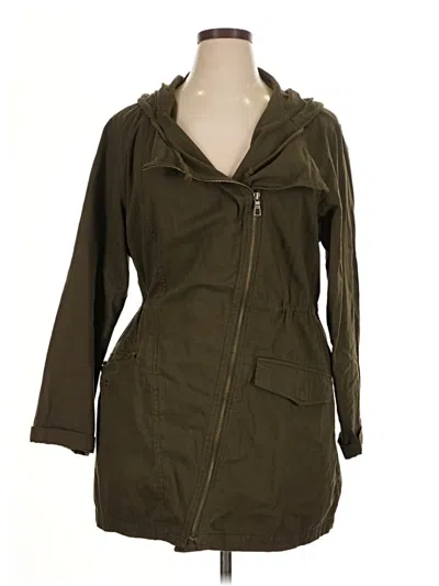 Pre-owned Old Navy Coat In Green