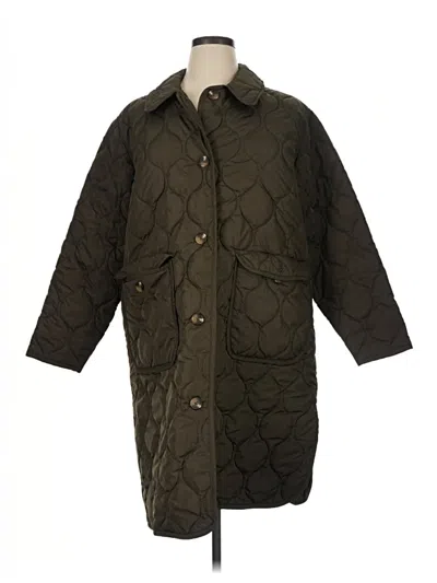 Pre-owned Old Navy Coat In Green