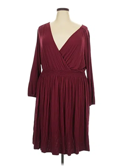 Pre-owned Old Navy Cocktail Dress In Burgundy