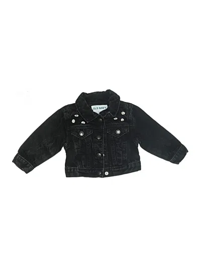 Pre-owned Old Navy Kids' Denim Jacket In Black