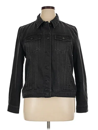 Pre-owned Old Navy Denim Jacket In Black