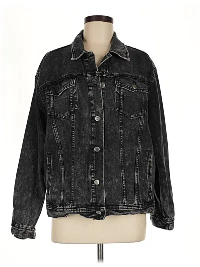 Pre-owned Old Navy Denim Jacket In Black