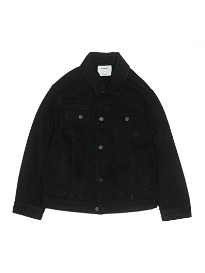 Pre-owned Old Navy Kids' Denim Jacket In Black