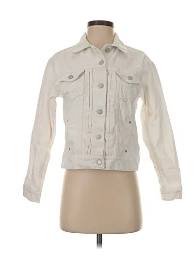 Pre-owned Old Navy Denim Jacket In Ivory