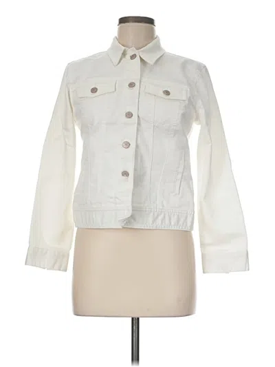 Pre-owned Old Navy Denim Jacket In Ivory