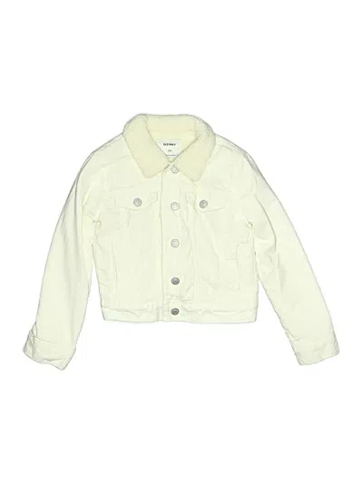 Pre-owned Old Navy Kids' Denim Jacket In Ivory