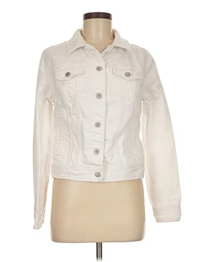 Pre-owned Old Navy Denim Jacket In White