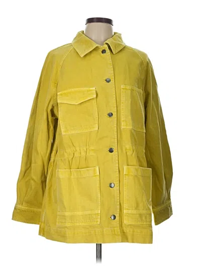 Pre-owned Old Navy Denim Jacket In Yellow