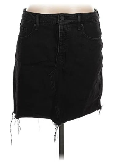 Pre-owned Old Navy Denim Skirt In Black
