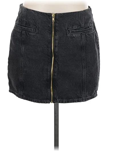 Pre-owned Old Navy Denim Skirt In Black