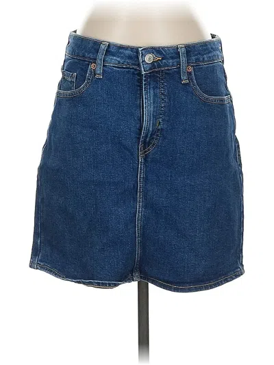 Pre-owned Old Navy Denim Skirt In Blue