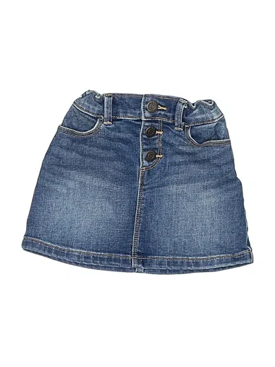 Pre-owned Old Navy Kids' Denim Skirt In Blue