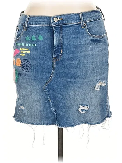 Pre-owned Old Navy Denim Skirt In Blue