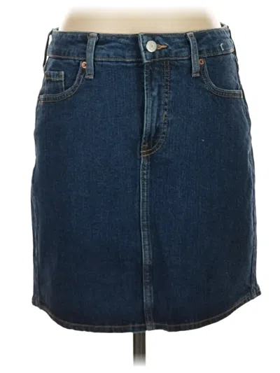 Pre-owned Old Navy Denim Skirt In Blue