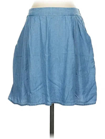 Pre-owned Old Navy Denim Skirt In Blue