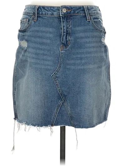 Pre-owned Old Navy Denim Skirt In Blue
