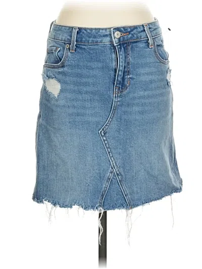 Pre-owned Old Navy Denim Skirt In Blue