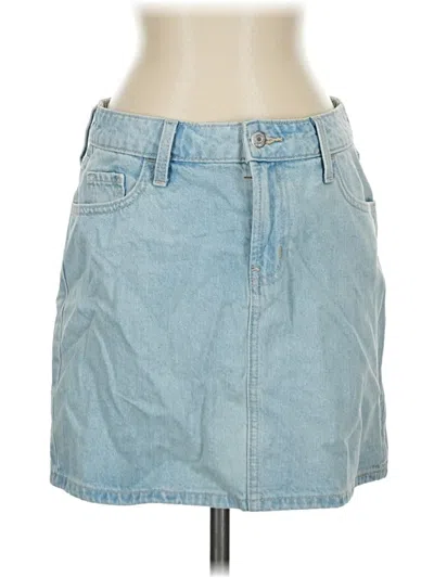 Pre-owned Old Navy Denim Skirt In Blue