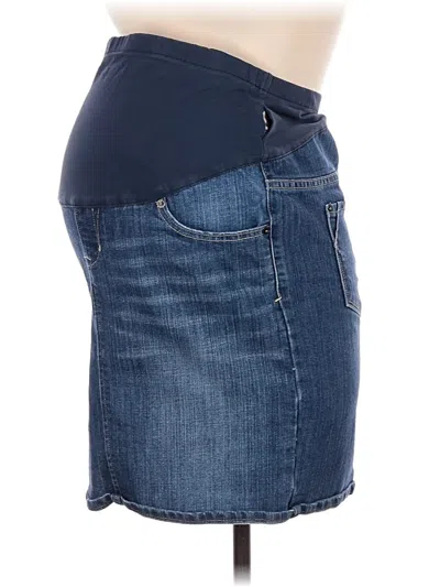 Pre-owned Old Navy Denim Skirt In Blue