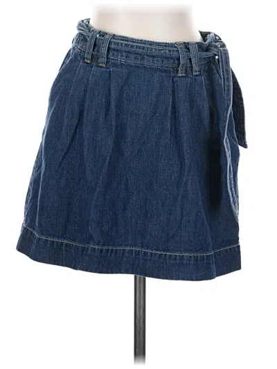 Pre-owned Old Navy Denim Skirt In Blue