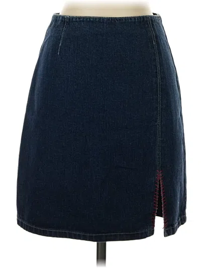 Pre-owned Old Navy Denim Skirt In Blue