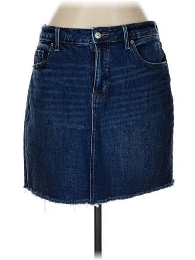 Pre-owned Old Navy Denim Skirt In Blue