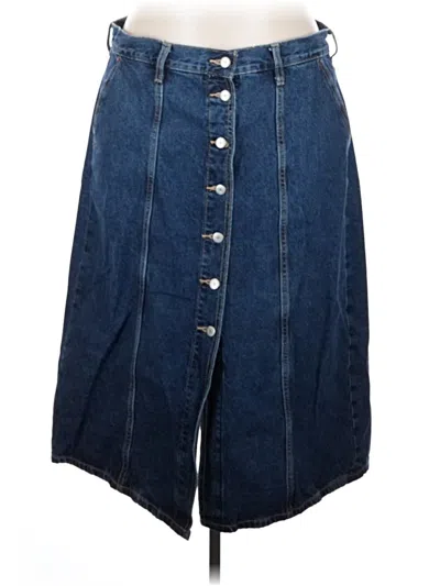 Pre-owned Old Navy Denim Skirt In Blue