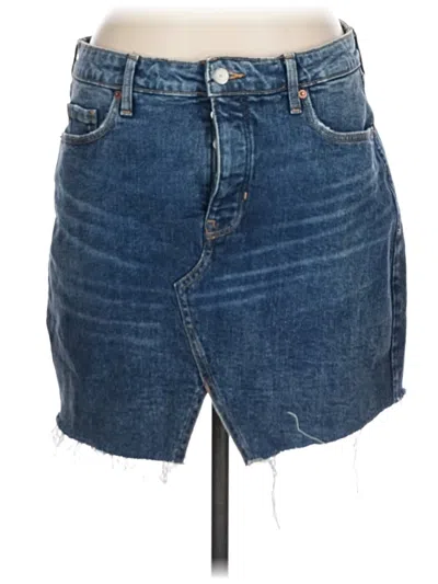 Pre-owned Old Navy Denim Skirt In Blue