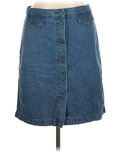 Pre-owned Old Navy Denim Skirt In Blue