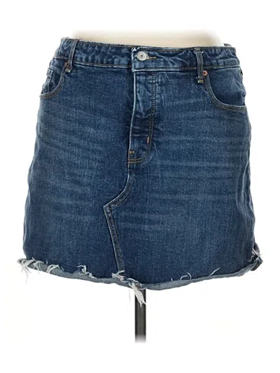 Pre-owned Old Navy Denim Skirt In Blue